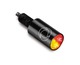 Kellermann Atto® DF LED mini indicator 3 in 1 Integral black w/ clear glass